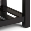 Cosmopolitan - Storage Ottoman Bench With Open Bottom - Cloud Gray