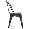 Fletcher - Dining Side Chair (Set of 2) - Distressed Black / Copper