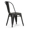 Fletcher - Dining Side Chair (Set of 2) - Distressed Black / Copper