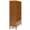 Harper - Cube Storage With Drawers - Teak Brown