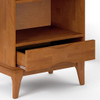 Harper - Bookcase With Storage - Teak Brown