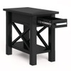 Kitchener - Narrow Side Table - Black