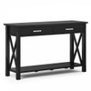 Kitchener - Console Sofa Table - Black