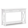 Kitchener - Console Sofa Table - White