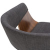 Lowell - Bentwood Dining Chair - Charcoal Gray