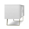 Lowry - TV Media Stand - White