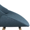 Malden - Bentwood Dining Chair - Denim Blue / Light Brown
