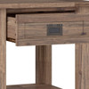Monroe - End Table - Rustic Natural Aged Brown