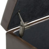 Dover - Storage Ottoman Bench - Chocolate Brown