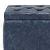 Hamilton - Storage Ottoman - Denim Blue