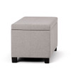 Dover - Storage Ottoman Bench - Cloud Gray