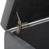 Dover - Storage Ottoman Bench - Stone Gray