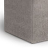 Rockwood - Cube Storage Ottoman With Tray - Distressed Gray Taupe