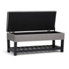 Lomond - Storage Ottoman Bench - Dove Gray