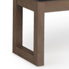 Milltown - Large Ottoman Bench - Midnight Black