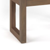 Milltown - Footstool Small Ottoman Bench - Pebble Gray