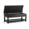 Lomond - Storage Ottoman Bench - Tanners Brown