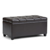 Sienna - Storage Ottoman Bench - Tanners Brown