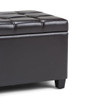 Sienna - Storage Ottoman Bench - Tanners Brown