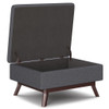 Owen - Coffee Table Storage Ottoman - Slate Gray
