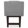 Scott - Ottoman Bench - Pewter Gray