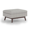 Owen - Coffee Table Storage Ottoman - Cloud Gray