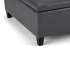 Ellis - Coffee Table Storage Ottoman - Stone Gray