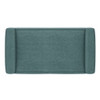 Scott - Small Ottoman Bench - Smoky Teal