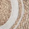 Serena - Round Braided Pouf - Natural