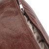 Connor - Round Pouf - Distressed Brown