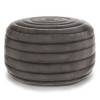 Vivienne - Round Pouf - Gray