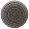 Vivienne - Round Pouf - Gray