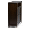 Warm Shaker - Medium Storage Media Cabinet - Tobacco Brown