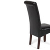Cosmopolitan - Deluxe Tufted Parson Chair (Set of 2) - Midnight Black