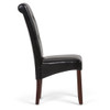 Cosmopolitan - Deluxe Tufted Parson Chair (Set of 2) - Midnight Black