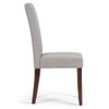 Acadian - Parson Dining Chair (Set of 2) - Cloud Gray