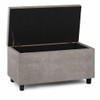 Cosmopolitan - Storage Ottoman - Distressed Gray Taupe
