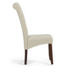 Cosmopolitan - Deluxe Tufted Parson Chair (Set of 2) - Satin Cream