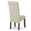 Cosmopolitan - Deluxe Tufted Parson Chair (Set of 2) - Satin Cream