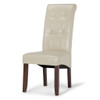 Cosmopolitan - Deluxe Tufted Parson Chair (Set of 2) - Satin Cream