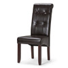 Cosmopolitan - Deluxe Tufted Parson Chair (Set of 2) - Tanners Brown