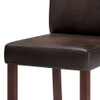 Acadian - Parson Dining Chair (Set of 2) - Distressed Brown