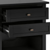 Warm Shaker - Bedside Table - Black