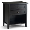 Warm Shaker - Bedside Table - Hickory Brown