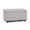 Cosmopolitan - Storage Ottoman - Cloud Gray