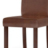 Acadian - Parson Dining Chair (Set of 2) - Distressed Saddle Brown