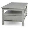 Warm Shaker - Coffee Table - Fog Gray