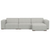 Rex - 2 Seater Sofa And Right Chaise - Gray