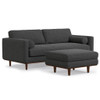 Morrison - Sofa And Ottoman Set - Charcoal Gray