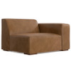 Rex - 2 Seater Sofa And Ottoman - Brown